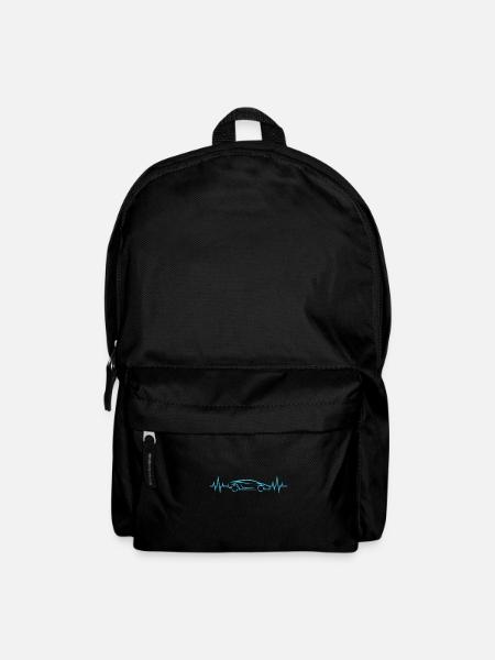 Heartbeat - Battement de coeur / Voiture de sport - Sac à dos - noir