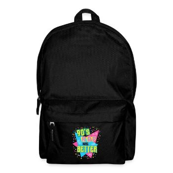 Graphique de la musique rap des années 90, Throwback Hip Hop Rapper - Sac à dos - noir - Devant