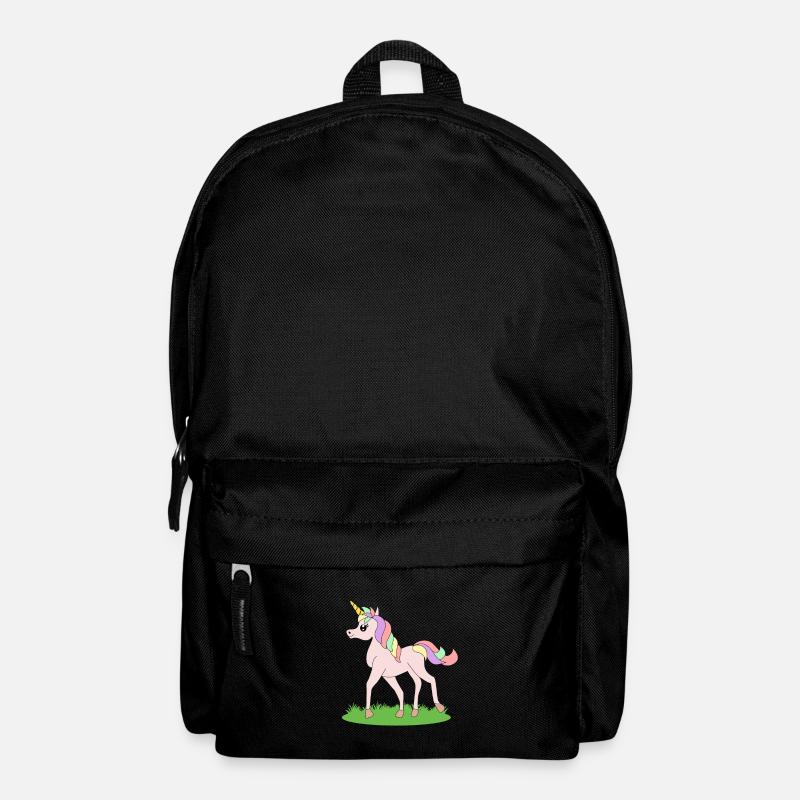 Einhorn Fantasie Pferd Geschenkidee - Rucksack - Schwarz