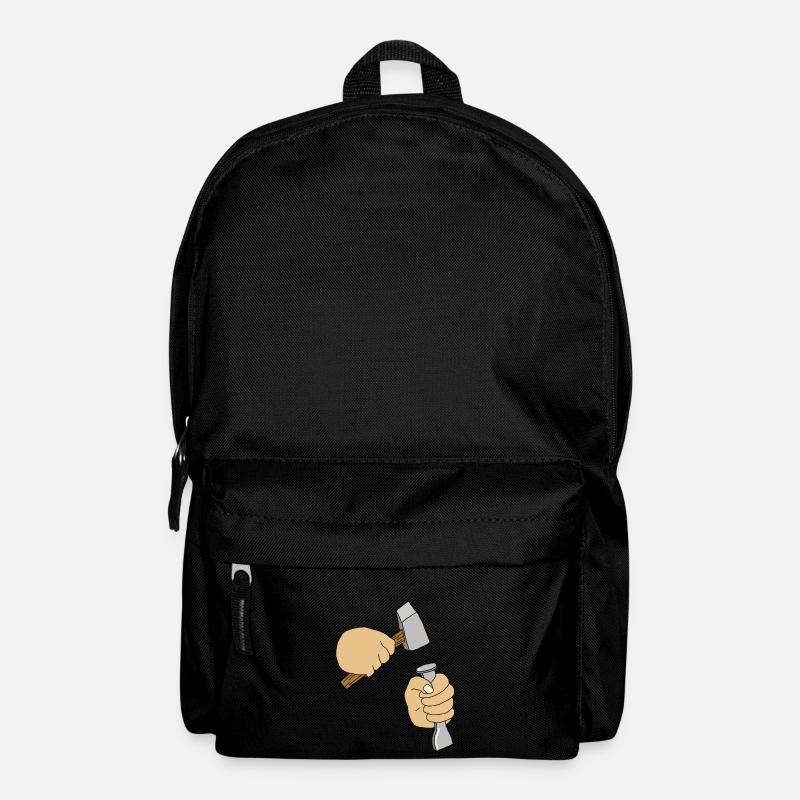 Stonemason Craftsman Gift Shirt - Backpack - black