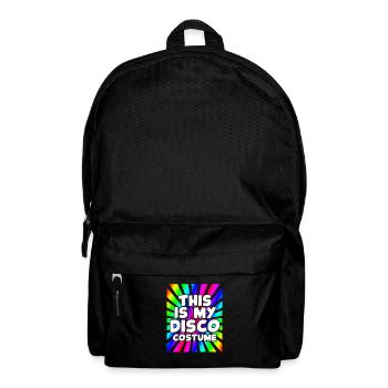 80s 80s theme party disco 1980's gift - Backpack - black - Front