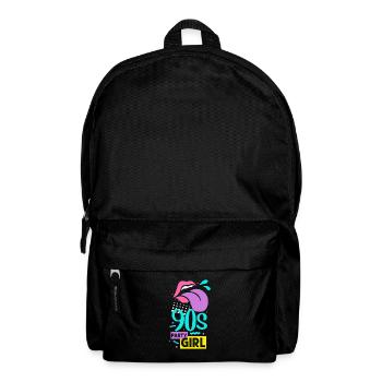 90er Jahre - Rucksack - Schwarz - Vorne