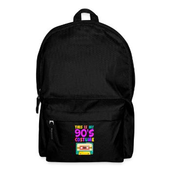 90er Jahre - Rucksack - Schwarz - Vorne