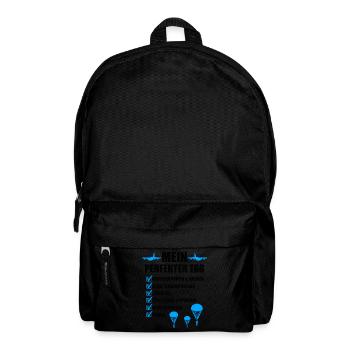 Fallschirmjäger Soldaten Fallschirm Cool Geschenk - Rucksack - Schwarz - Vorne