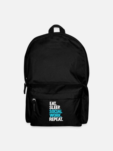 Sozialarbeiter Sozialarbeiterin Sozialpädagoge - Rucksack - Schwarz