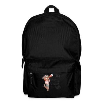 Bye bye Kindergarten - Einschulung, Schule, Pirat - Rucksack - Schwarz - Vorne