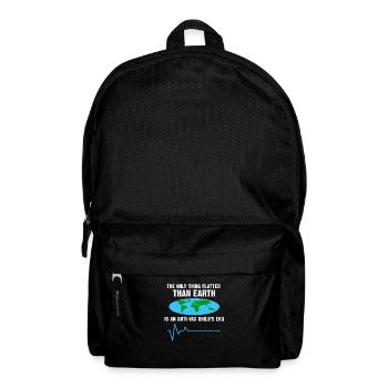 Flat Earth Flat Earth Conspiracy Gift - Backpack - black - Front