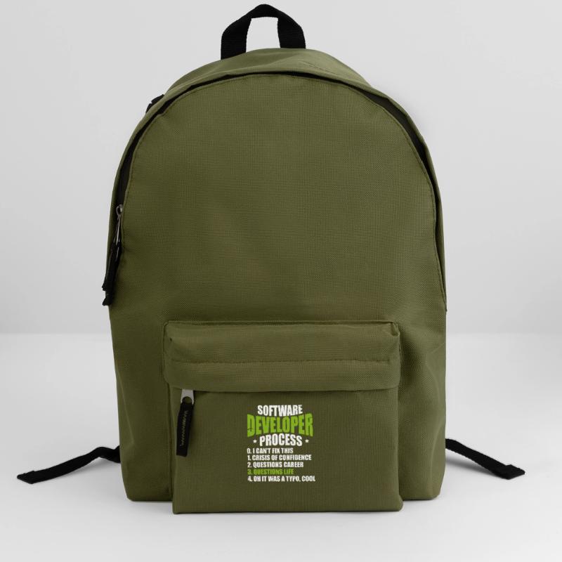 Software developer programmer software Backpack