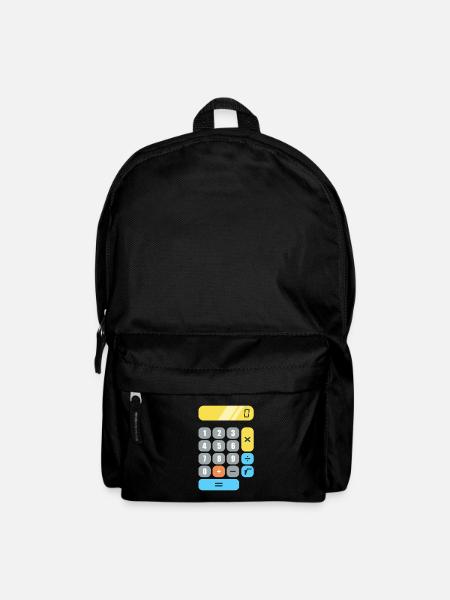Mathe - Rucksack - Schwarz