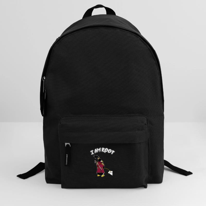 Linux Pingouin I Am Root Geeks Geeks Nerd Computer Ninja Sac à dos