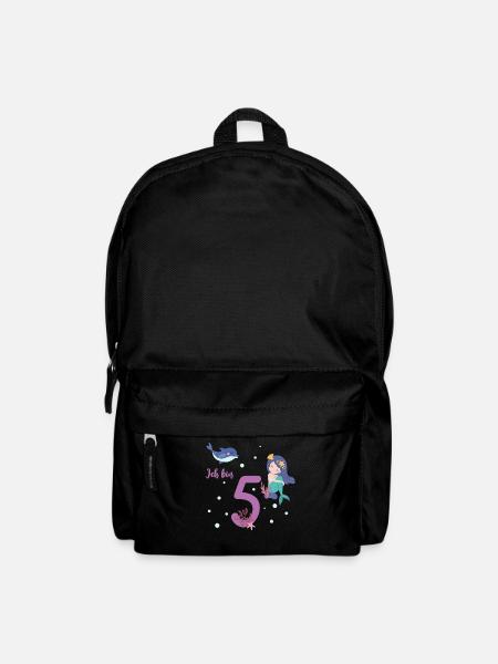 fünfter Geburtstag 5 Jahre alt Geburtstagsshirt - Rucksack - Schwarz