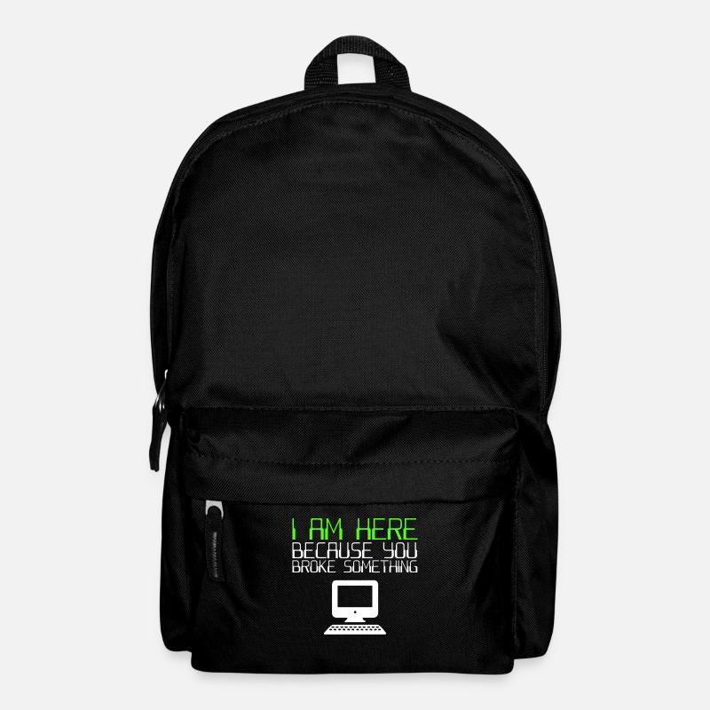 IT Helpdesk It Support - Backpack - black