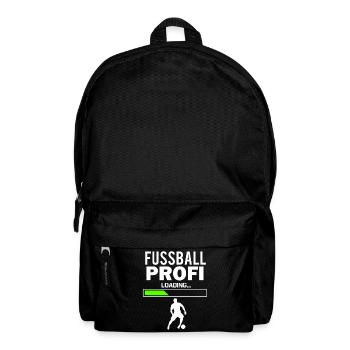 Fussball Fußball - Rucksack - Schwarz - Vorne