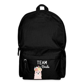 Team Bride Bride Alpaca Lama Alpaka JGA Party - Sac à dos - noir - Devant