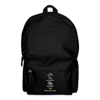Végétalien Végétalien Végétalien Végétarien Végétarien - Sac à dos - noir - Devant