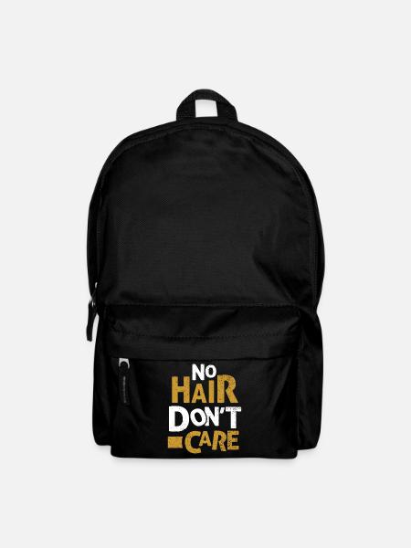 Homme chauve chauve cadeau homme chauve - Sac à dos - noir