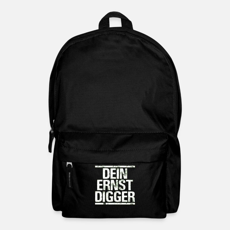 Dein Ernst Sprüche - Rucksack - Schwarz