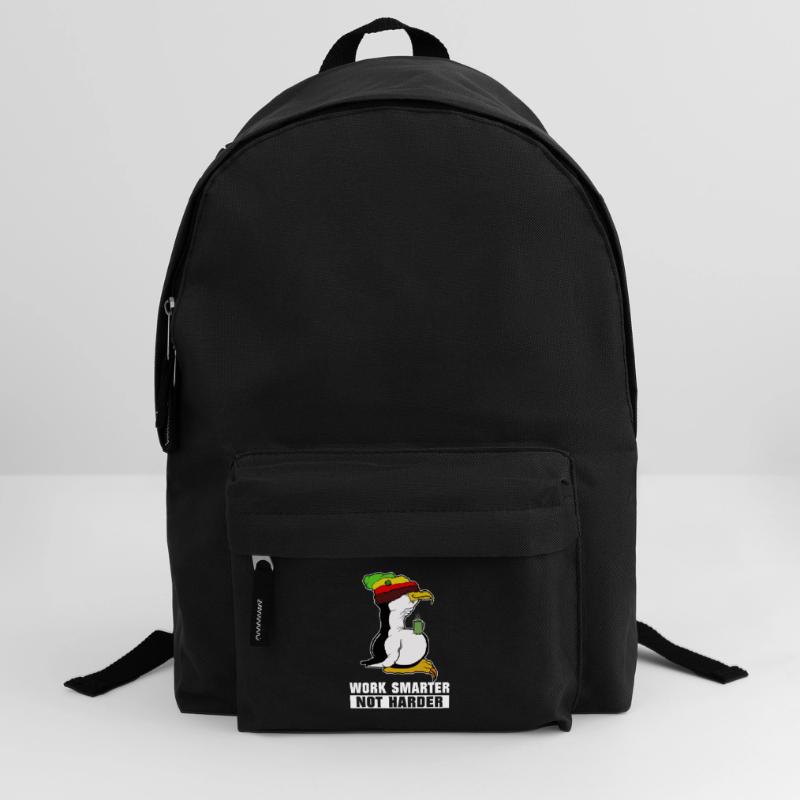 Linux Pinguin Kaffeepause Rasta Informatik PC Nerd Rucksack