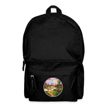 Hippie Cactus Desert Trip - Rucksack - Schwarz - Vorne