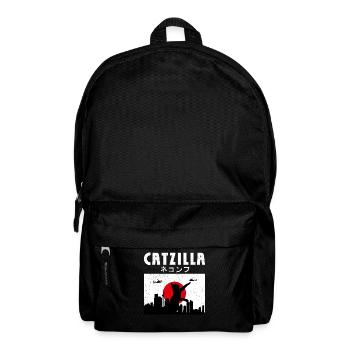 Funny Cat Lovers Japanese Catzilla Hilarious Love - Rucksack - Schwarz - Vorne