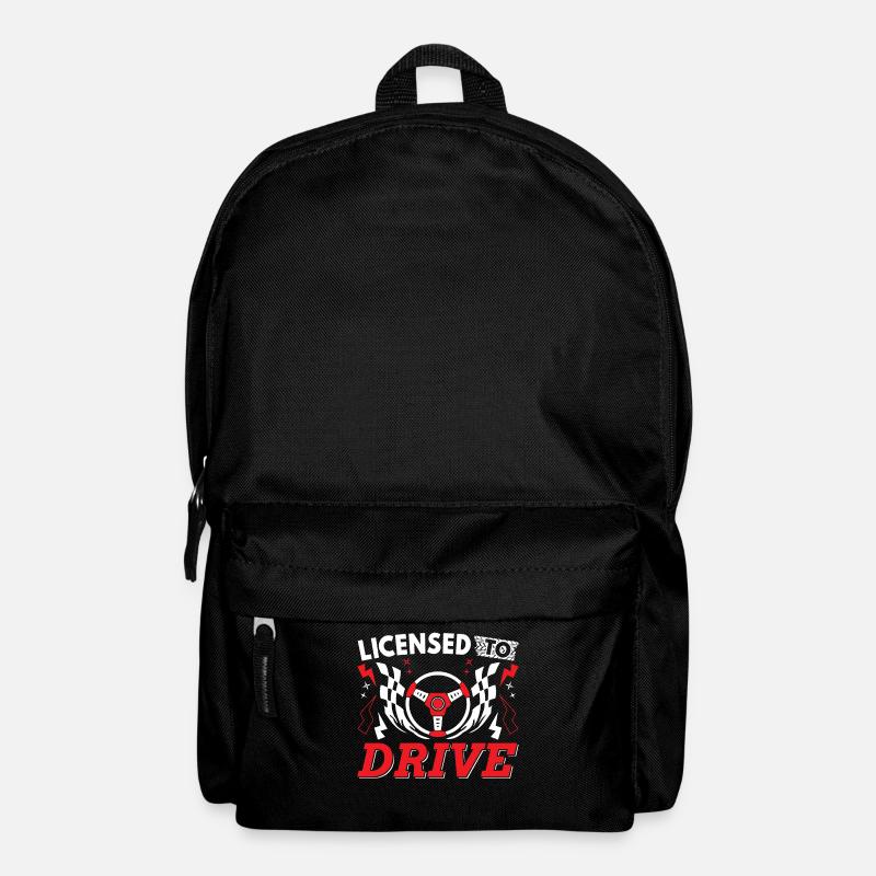 Driving license passed gift driving test - Backpack - black