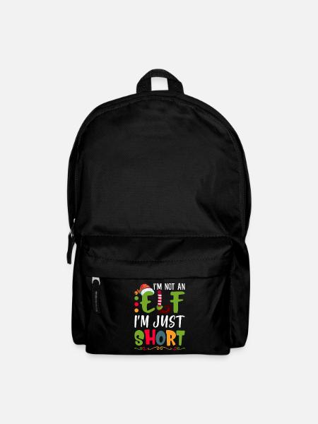 Je ne suis pas un elfe, je suis juste un petit sarcasme drôle - Sac à dos - noir