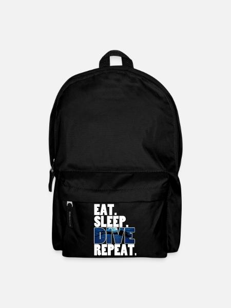 Dive,Diver - Rucksack - Schwarz