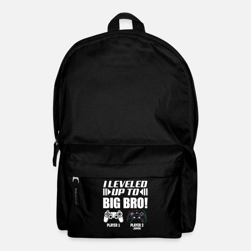 I Leveled Up To Big Bro! Ich Werde Großer Bruder - Rucksack - Schwarz