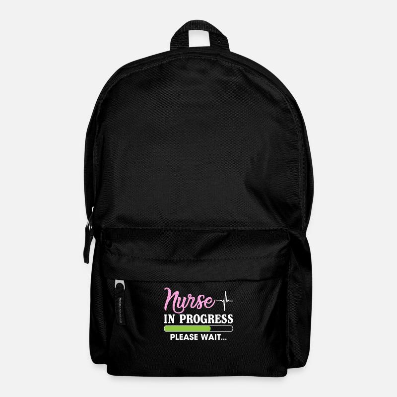 Nurse In Progress Please Wait Funny T Shirt - Rucksack - Schwarz