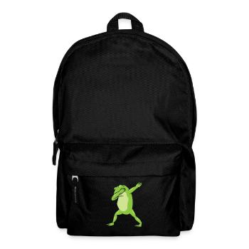 Dabbing Grenouille Drôle grenouille Dab Drôle grenouille - Sac à dos - noir - Devant