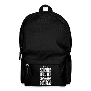 Funny Science It's Like Magic But Real - Backpack - black - Front