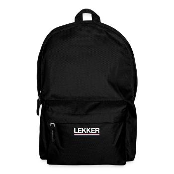 Lekker Netherlands flag Dutch Holland - Backpack - black - Front
