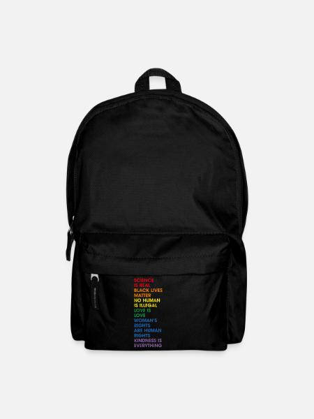 Gay Pride Human Rights Proud Ally LGBT - Rucksack - Schwarz