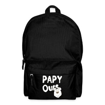Papy Ours blanc - Sac à dos - noir - Devant
