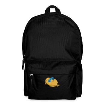 Cute Potato With Sunglasses Relaxing Potato - Backpack - black - Front