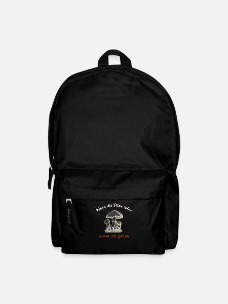 Pilzsammler Spruch Pilze Sammeln Pilz Pilzspruch - Rucksack - Schwarz