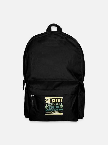 Cool Geschenk Schwiegersohn Geschenkidee - Rucksack - Schwarz