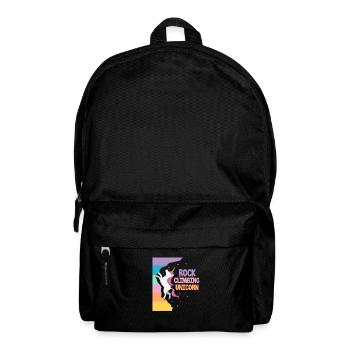 Licorne grimpante - Sac à dos - noir - Devant