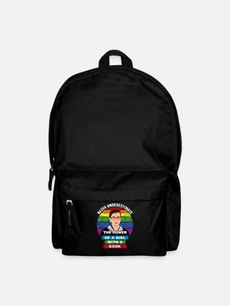 Feminist Ruth Bader Ginsburg RBG Quote Girl With B - Rucksack - Schwarz
