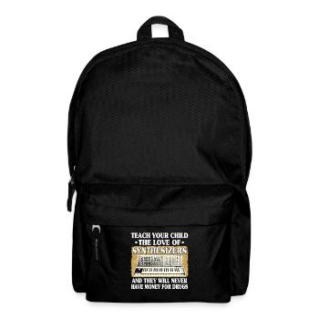 Funny Analog Synthesizer Quote Synths Modular ADSR - Backpack - black - Front