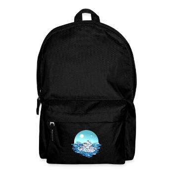 Climate Change Global Warming Penguins Gift - Backpack - black - Front