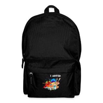 Art Créateur Professeur Artiste Peintre Professeur d'art - Sac à dos - noir - Devant