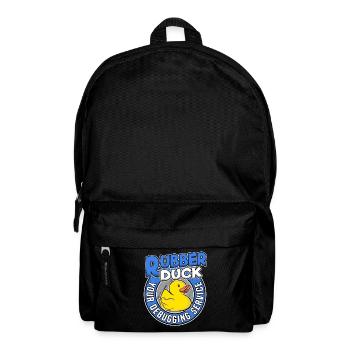 Programmierer Ente Programmieren Debugging Lustig - Rucksack - Schwarz - Vorne