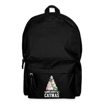 Noël t-shirt de Noël Félin - Sac à dos - noir - Devant