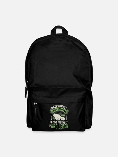 Patenonkel Patenkind Taufpate Geschenk Pate Onkel - Rucksack - Schwarz