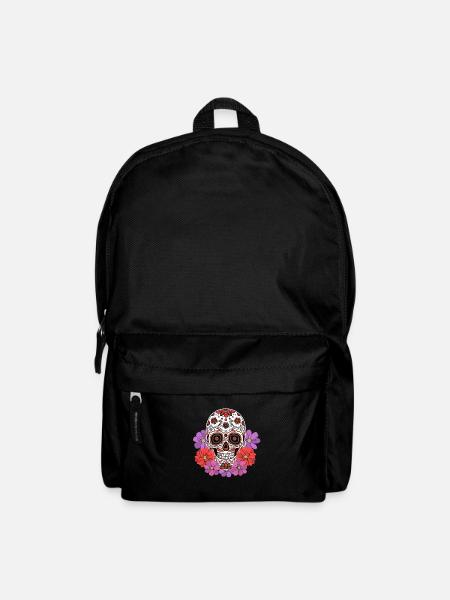Cadeau Dia De Los Muertos Skull Mexico - Sac à dos - noir