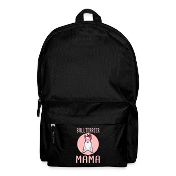 Bull terrier maman chien propriétaire cadeau maîtresse - Sac à dos - noir - Devant