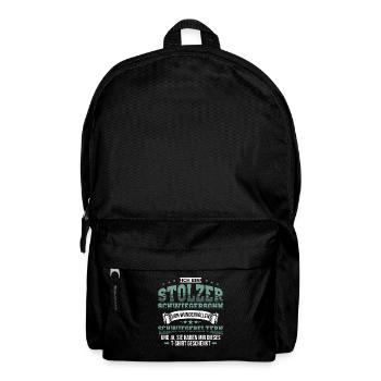 Schwiegersohn Geschenk Schwiegersöhne - Rucksack - Schwarz - Vorne