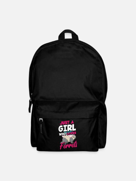 Lustiges Frettchenbesitzer Frettchen Liebhaber - Rucksack - Schwarz