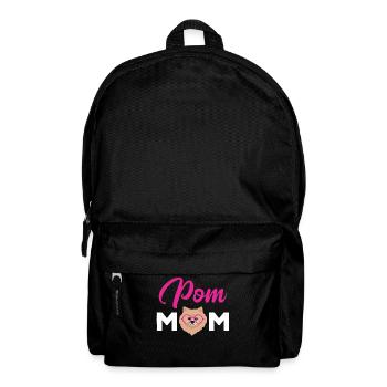 Loulou de poméranie Spitz nain pomeranian chiot - Sac à dos - noir - Devant